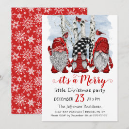 ユーモアたっぷりのサンタノーム メリークリスマス パーティ 招待状