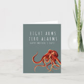 ユーモアたっぷりのタコのジョークで母の日を祝おう カード (正面)