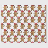 ユーモアたっぷりのトランプのジンジャーマン お菓子の家を再び偉大にしよう ラッピングペーパー (フラット)