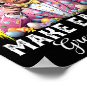 ユーモアたっぷりのトランプ大統領 イースターを再び偉大にしよう ウサギ狩り 卵 ポスター (角)