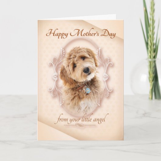 ユーモアたっぷりのドゥードル母の日 カード (正面)