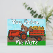 ユーモアたっぷりのバレンタインデーのリスパンクッズ 子供向け教室 招待状 (スタンド正面)