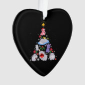 ユーモアたっぷりのヒポクマのクリスマスツリー | クリスマスのヒッポ オーナメント (正面)