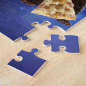 ユーモアたっぷりのフェレットの宇宙ピザ銀河 ジグソーパズル (側面)