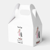 ユーモアたっぷりのマラブーコウテン鳥の漫画 フェイバーボックス (裏面サイド)