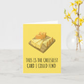 ユーモアたっぷりのメッセージ - 最高に笑えるカード カード (黄色い花)