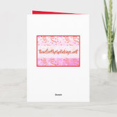 ユーモアたっぷりの味噌としょうゆの駒 Valentine's Day カード (裏面)