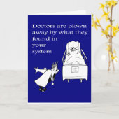 ユーモアたっぷりの回復おめでとうメッセージ カード (黄色い花)