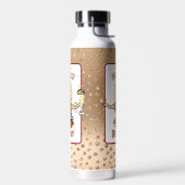 ユーモアたっぷりの女性向けカラフルビキニ グリッター パーティー ウォーターボトル (左面)