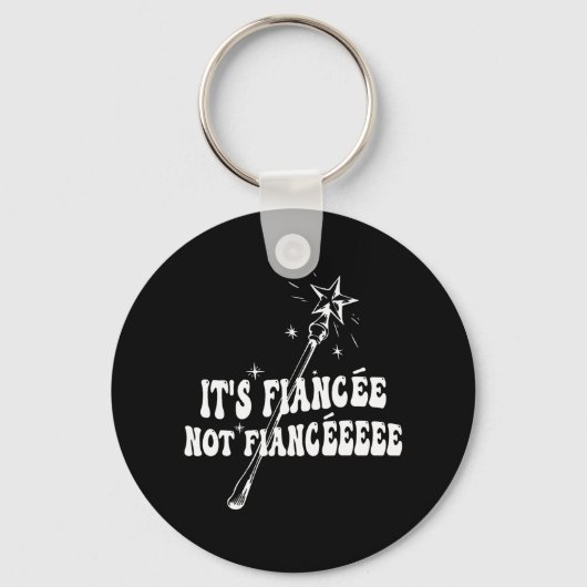 ユーモアたっぷりの婚約者 結婚式 仲間 魔法の杖 キーホルダー (正面)