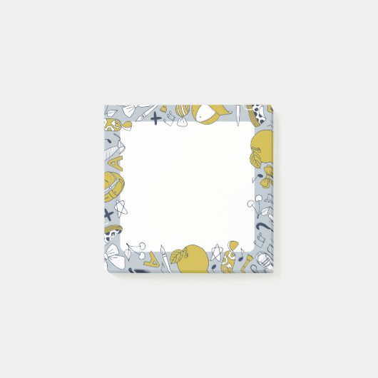 ユーモアたっぷりの学校に関するステッカーシート ポストイット (正面)