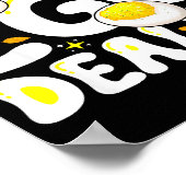 ユーモアたっぷりの悪魔の卵の販売業者の感謝祭の悪魔の卵 ポスター (角)