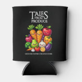 ユーモアたっぷりの果物と野菜の物語 おもしろい Produce Grocery 缶クーラー (正面)