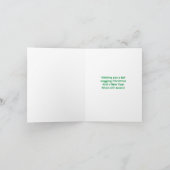 ユーモアたっぷりの犬のクリスマスカード シーズンカード (内部)