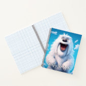 ユーモアたっぷりの犬のモンスター：スニフィー・ザ・イエティ ノートブック (内部)