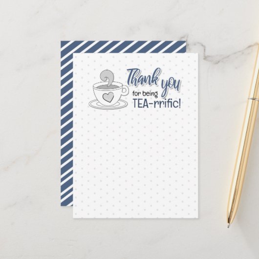 ユーモアたっぷりの紅茶パンのジョークのポストカード ポストカード (正面/裏面インサイチュ)