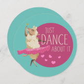 ユーモアたっぷりの羊のメッセージ - ただ踊ってみて 1 (正面/裏面)