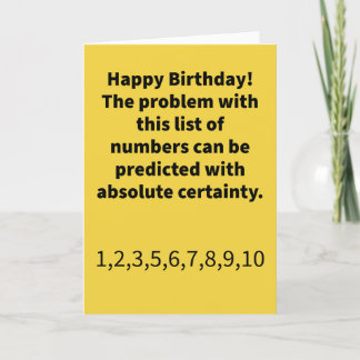 ユーモアたっぷりの誕生日プレゼントにおすすめのカードです カード