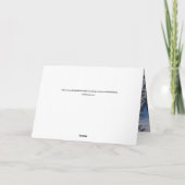 ユーモアたっぷりの遅すぎるクリスマスカード カード (裏面)