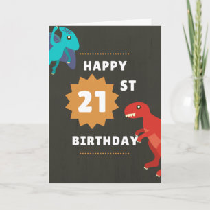 ユーモアたっぷりの21歳の誕生日カード - 未熟 カード