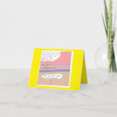 ユーモアたっぷり演劇オーディション誕生日カード シーズンカード (正面)