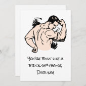 ユーモアたっぷり皮肉満載のカスタムバレンタインカード シーズンカード (正面/裏面)