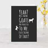 ユーモアたっぷり!おもしろゴーカード 農業ユーモア 動物のダジャレ カード (黄色い花)