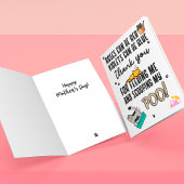 ユーモアたっぷり かわいい ねこからのハッピーマザーズデー カード