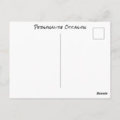 ユーモアたっぷり かわいい キャラクター 動物 どんなシーンでも使える ギフトカード ポストカード (裏面)