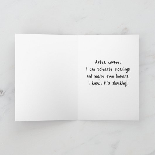 ユーモアたっぷり どんなシーンにも使える 鳥のグリーティングカード カード (内部)