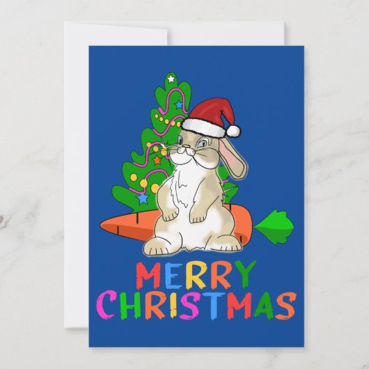 ユーモアたっぷり イースターバニー クリスマス エレガント (正面)