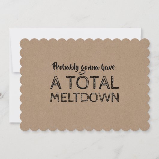 ユーモアたっぷり！キュートなブライズメイド・オブ・オナー提案 招待状 (正面)