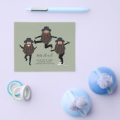 ユーモアたっぷり ダンスラビー あなたのテキストでカスタマイズ チラシ (シングル)