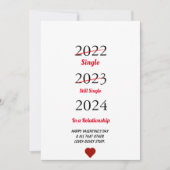 ユーモアたっぷり バレンタインデー ホリデー カード (正面)