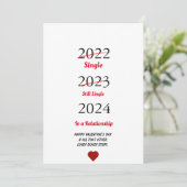 ユーモアたっぷり バレンタインデー ホリデー カード (スタンド正面)