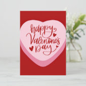 ユーモアたっぷり バレンタインデー ホリデー カード (スタンド正面)