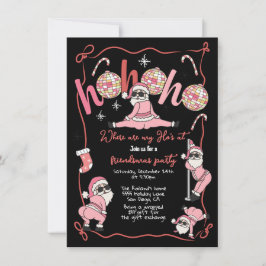 ユーモアたっぷり ホホホのクリスマスパーティー 大人のためのクリスマス会 招待状