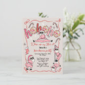 ユーモアたっぷり ホホホのフレンズマス 大人クリスマスパーティ 招待状 (スタンド正面)