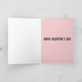 ユーモアたっぷり レトロ 女性 友情 バレンタインデー カード (内部)