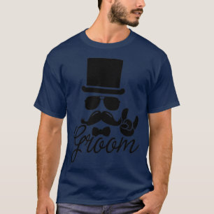 ユーモアたっぷり ヴィンテージ グルーム バチェラーパーティー ウェディング 結婚式 Tシャツ