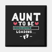 ユーモアたっぷり！初めての妊娠発表 - になるおばさん マグネット (正面)