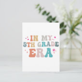 ユーモアたっぷり!学校に戻ろう 私の5年生時代の先生 ポストカード (スタンド正面)