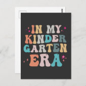 ユーモアたっぷり 幼稚園時代の楽しい学校生活へのギフト ポストカード (正面/裏面)