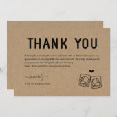 ユーモアたっぷり 無料ウィスキー感謝カード サンキューカード (正面/裏面)