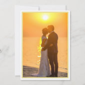 ユーモアたっぷり!無料ドリンクの写真付き結婚式の招待状 招待状 (裏面)