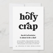 ユーモアたっぷり！神聖なる驚きのダディーディーパーティー招待状 招待状 (正面)
