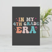 ユーモアたっぷり 開学 4年生時代の先生   招待状 (スタンド正面)