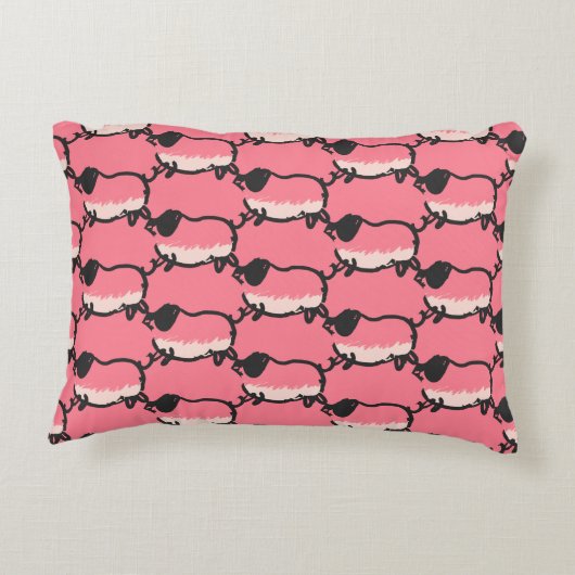 ユーモアたっぷり！４歳の豚年誕生日におすすめのカラーアクセントＰ アクセントクッション (裏面)