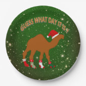 ユーモアとおもしろいクリスマス ペーパープレート (正面)
