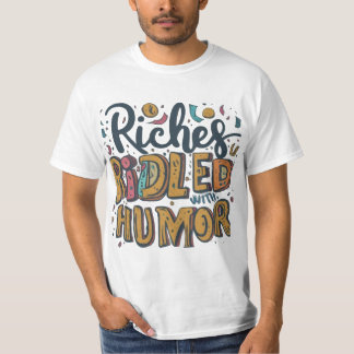 ユーモアにあふれた富 Tシャツ